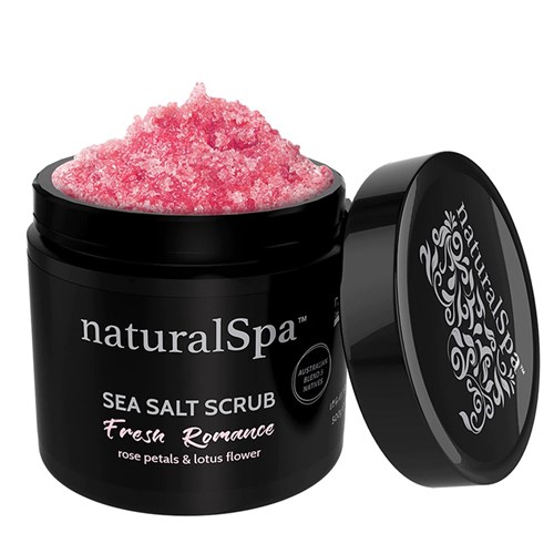Sea Salt Scrub - Fresh Romance - Rose Petals & Lotus